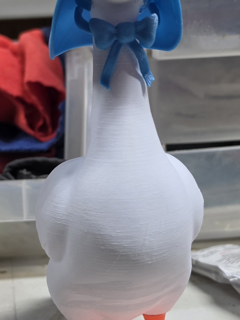 Custom Design 3D Printed Goose.
